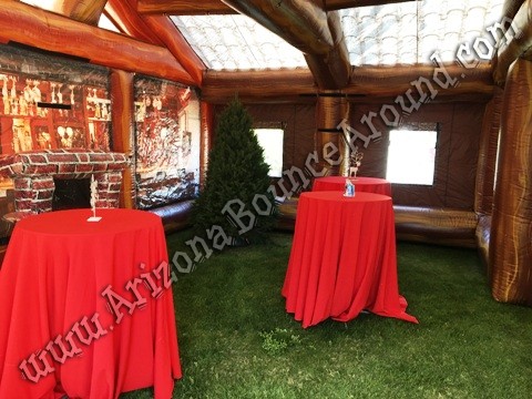 Inflatable Log Cabin Rentals in Phoenix Arizona